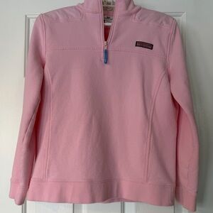Vineyard Vines Cozy Pink Quarter-Zip Women's Top